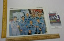 Astronauts crew 51-F Spacelab 2 SIGNED photo JSA authenticated COA picture
