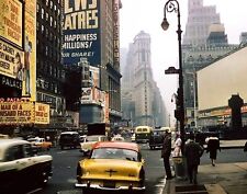 1957 New York TIMES SQUARE Street Scene PHOTO (209-p) picture