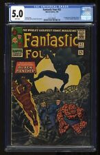 Fantastic Four #52 CGC VG/FN 5.0 White Pages 1st Appearance of Black Panther picture