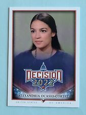 Alexandria Ocasio Cortez 2022 Decision  CARD #5 U.S. Rep. from New York, AOC picture