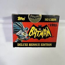 1989 Topps Batman 1966 Deluxe Reissue 143 Card Set Sealed, with Acrylic Case picture