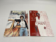 A Calculated Man #1 Cover Set Main Cover and 1:15 Variant Aftershock Comics 2022 picture