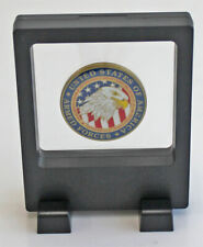 3 pcs Small Display Case Stand Floating Challenge Coin Medal Holder, Black picture