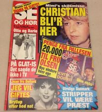 Joan Collins Dynasty Marriage Peter Holm Vtg Danish Magazine 1985 