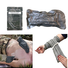 6'' Israeli Emergency Bandage + 4 Vented Chest Seal -  1+1 PK IFAK First Aid Kit picture