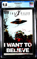 X-Files Season 10 1 RI I Want To Believe Variant CGC 9.8 Retailer Incentive IDW picture