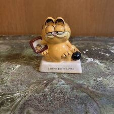 Vtg Garfield I Think I’m in Love Enesco Ceramic Figurine picture