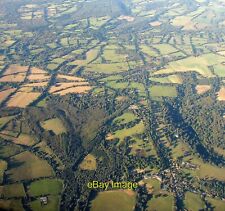 Photo 6x4 Around Lower Beeding from the air At lower right is the village c2016 picture