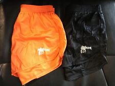 Dolfin New Hooters Owl Logo Original Authentic Uniform Nylon Shorts Black/Orange picture
