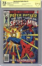 Spectacular Spider-Man Peter Parker #3 CBCS 7.5 Newsstand SS 1977 picture