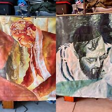 Orthodox Mohel Hand Painted In 1998. Two Separate Paintings For One Price picture