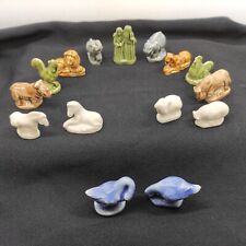 Wade England Whimsies Noah's Ark Red Rose Tea Figurines Complete Set 15 Animals picture
