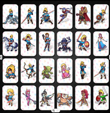Zelda Breath of the Wild 25 Pack Amiibo Cards Mini NFC Botw Switch/LIit WiiU 3DS picture