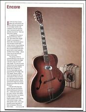 The 1949-1950 Kay K160 vintage electric guitar history article pin-up article picture