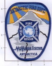 Antarctica - McMurdo Fire Dept Patch Crash Fire Rescue EMS picture
