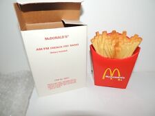 NIB # 50501 VINTAGE MC DONALDS AM/FM FRENCH FRY RADIO WORKS GREAT picture