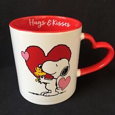 Peanuts Snoopy Valentines Coffee Mug Red Heart 