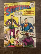 Superman #104 1956-DC -Super-Family From Outer Space-TV set cover golden age picture