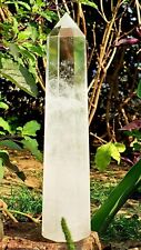 Large 290MM Natural Clear Crystal Stone Healing Metaphysical Obelisk Tower picture