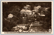 Aerial RPPC Postcard~ Dr. Eugen Weidner Sanatorium~ Loschwitz, Dresden, Germany picture