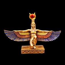 XXX-Large UNIQUE Handmade Egyptian Statue Winged Queen ISIS Goddess of Fertility picture