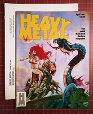 Heavy Metal Magazine - April 1981 - Original Mailing Cover picture