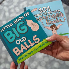SET OF 2 - Little Books of Big Old Balls & Giant Boobs Adult Funny Gag Joke picture
