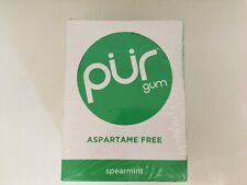 Pur Gum Aspartame Free Spearmint Flavor 12 Tray Pack, EXP: 11/25 picture