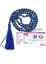 Certified Lapis Lazuli Mala | 6 mm 108 Beads Mala | picture