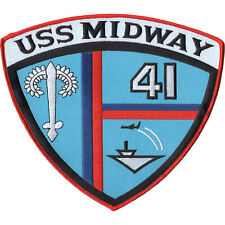 CV-41 USS Midway Large Full Back Jacket Patch picture