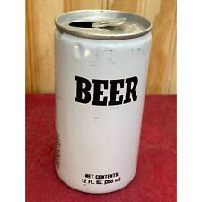 Vintage Generic Beer Can White & Black Pearl Brewing Co. Empty 12 oz. San Antoni picture