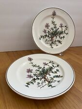 Villeroy & Boch BOTANICA Salad Dessert Plates 8 1/4”  ~ “Thymus Pulegioides” picture