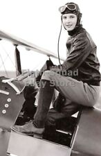 WW2 Picture Photo woman pilot in the cockpit 6321 picture