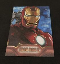 2010 UD MARVEL IRON MAN 2 AUTOGRAPH SKETCH CARD BY LAWRENCE REYNOLDS 1 picture