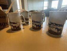 Vintage Dunoon Ceramics Mugs Set of  6  Made In Scotland picture