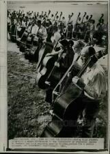 1967 Press Photo String bass players at music conference in Madison, Wisconsin picture