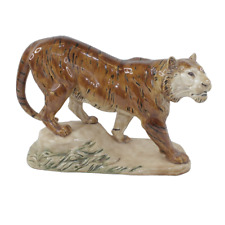 Vintage 1982 Holland Mold Ceramic Large Walking Tiger 16-17 inches long picture