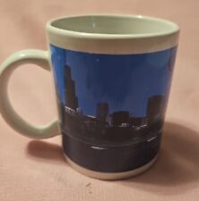 Vintage - CHICAGO City Skyline COFFEE CUP Mug Cup Memorabilia Souvenir  picture