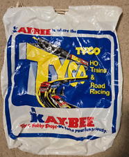 Vintage Kay Bee Toys Plastic Store Shopping Bag draw string 12x16 Trains RC Cars picture