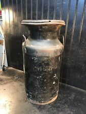 VINTAGE 5 GALLON MILK CAN Dairy Milk Container 21in x 10in picture