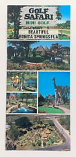 Golf Safari Miniature Golf Course Bonita Springs Florida Postcard Unposted picture
