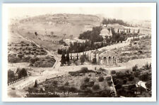 Palestine Jerusalem Postcard The Mount of Olives c1920's Antique RPPC Photo picture