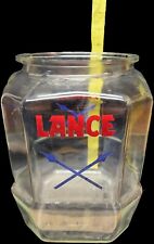 Vintage Lance Counter Jar General Store Display No Lid  picture