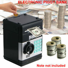 Electronic Piggy Bank ATM Password Money Box Cash Coins Saving Auto Deposit USA picture