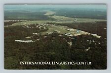 Dallas TX, International Linguistics Center, Aerial, Chrome Texas c1987 Postcard picture