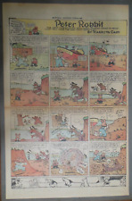Peter Rabbit Sunday Page by Harrison Cady from 6/25/1932 Large Full Page Size picture