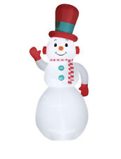 Holiday Time 10 Foot Tall Vintage Snowman Christmas Airblown Inflatable Decor picture