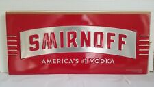 Smirnoff Vodka Branded Metal Tin Sign 27