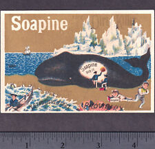 Arctic Whaling Ship 1800's Providence RI Eskimo Soapine Soap Fantasy Trade Card picture