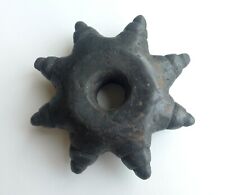 Peruvian Andean Inca style Star Shape Macana Chumpi - Carved in Jiwaya Stone picture